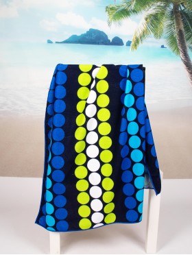 Circle Print Beach Towel